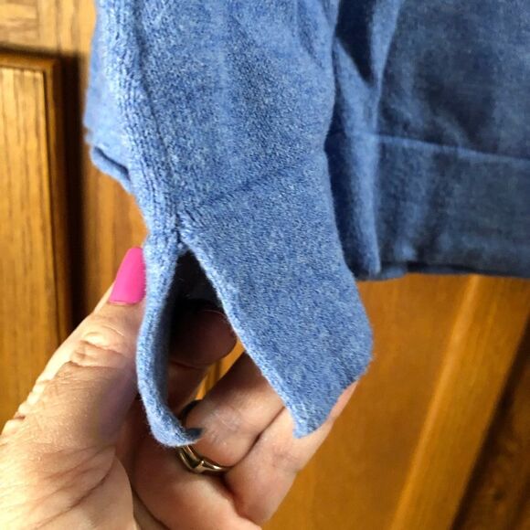 LL Bean Men’s Wicked Soft Cotton Cashmere Roll Neck Pullover Sweater - M - Picture 11 of 14